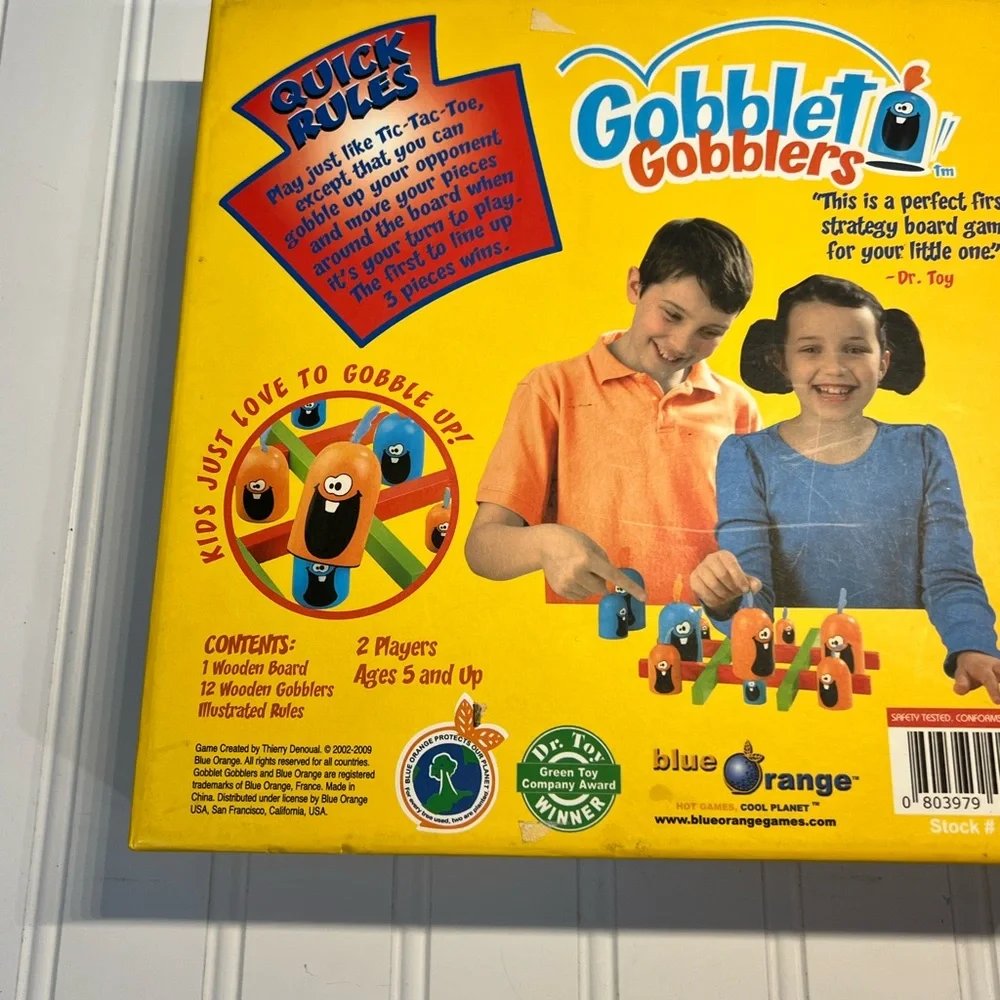 Blue Orange gobblet gobblers
